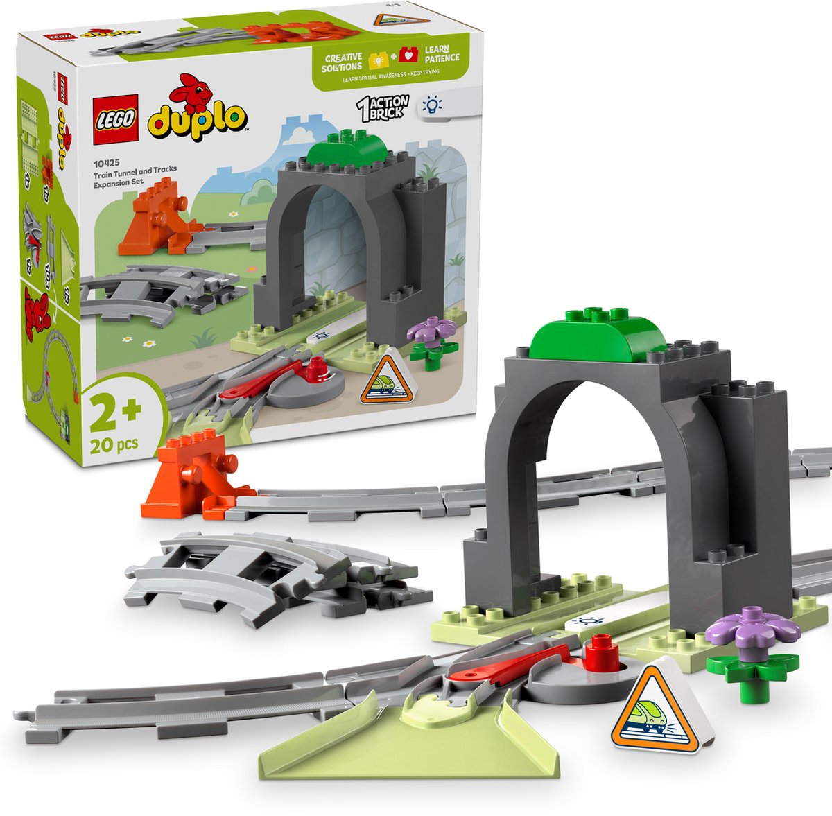 LEGO DUPLO Spoorweguitbreiding Tunnel & Rails - 10425