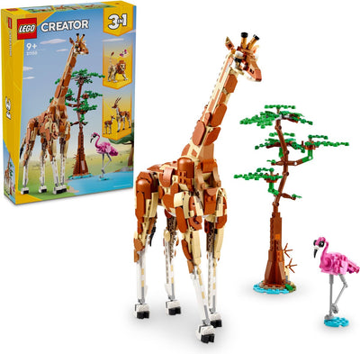 LEGO Creator Safari Dieren 3-in-1: Giraf, Leeuw & Gazellen