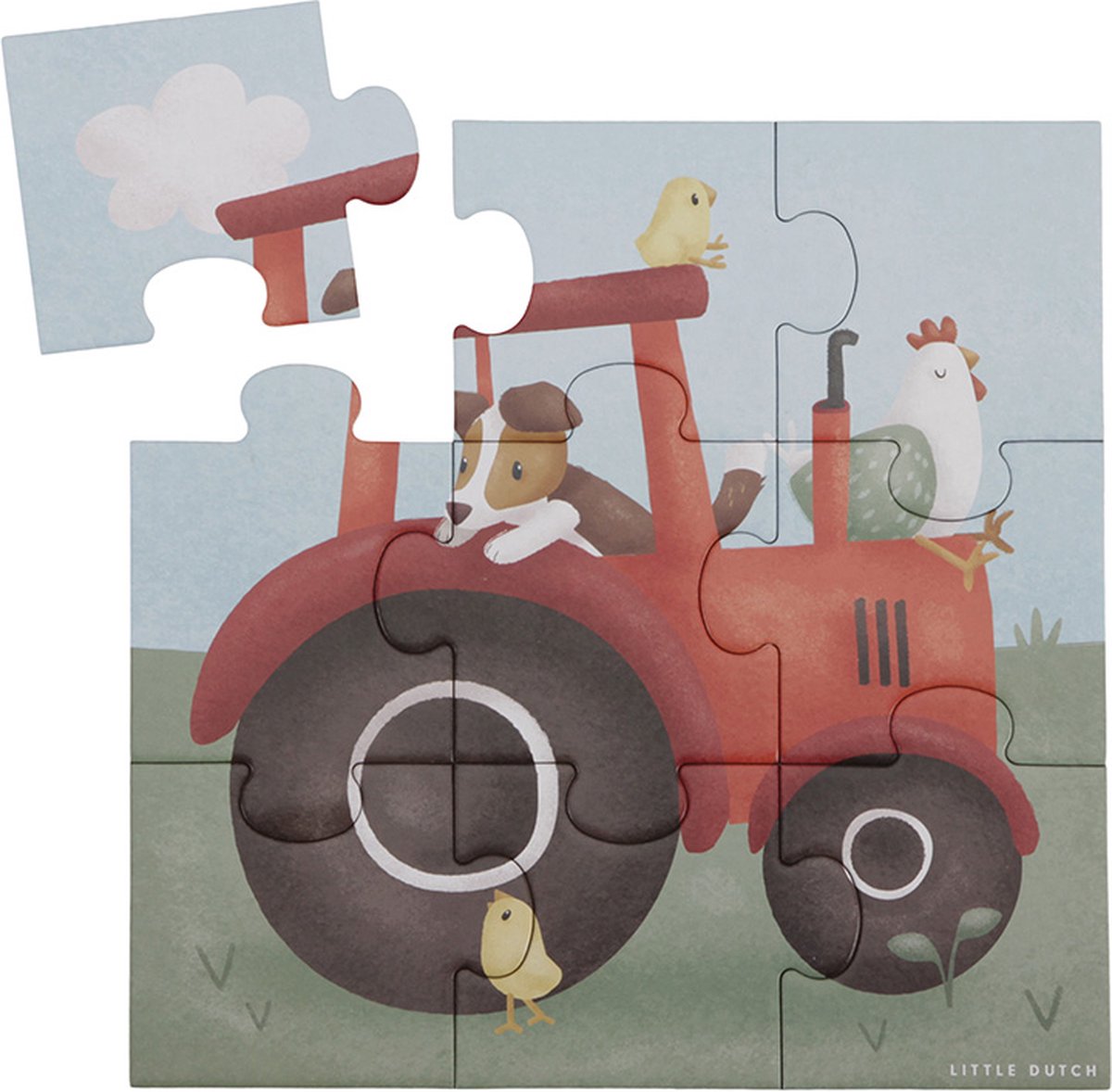 Little Dutch - 4-in-1 Puzzel Little Farm FSC