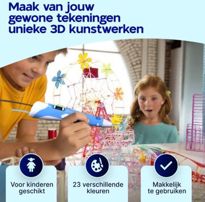 CRYTIVE 3D Pen Startset voor Kinderen en Volwassenen