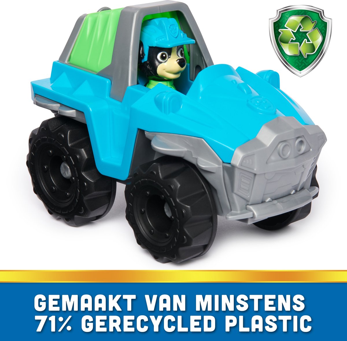 PAW Patrol Rex Voertuig en Speelfiguur - 15 cm