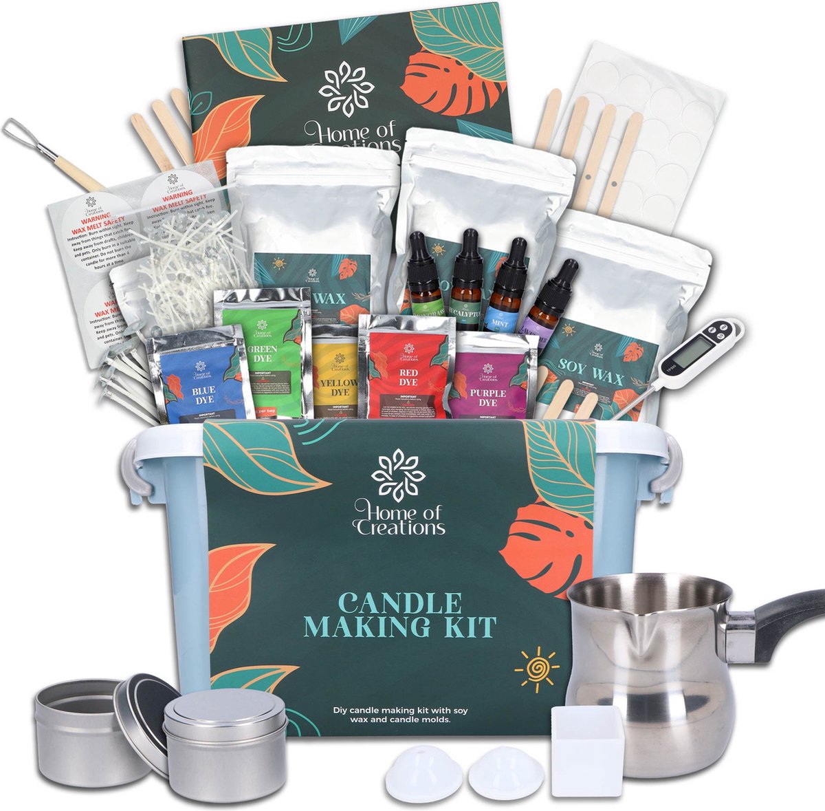 Home of Creations DIY Soja Kaarsenpakket voor Volwassenen