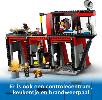 LEGO City Brandweerkazerne en Brandweerwagen - 60414