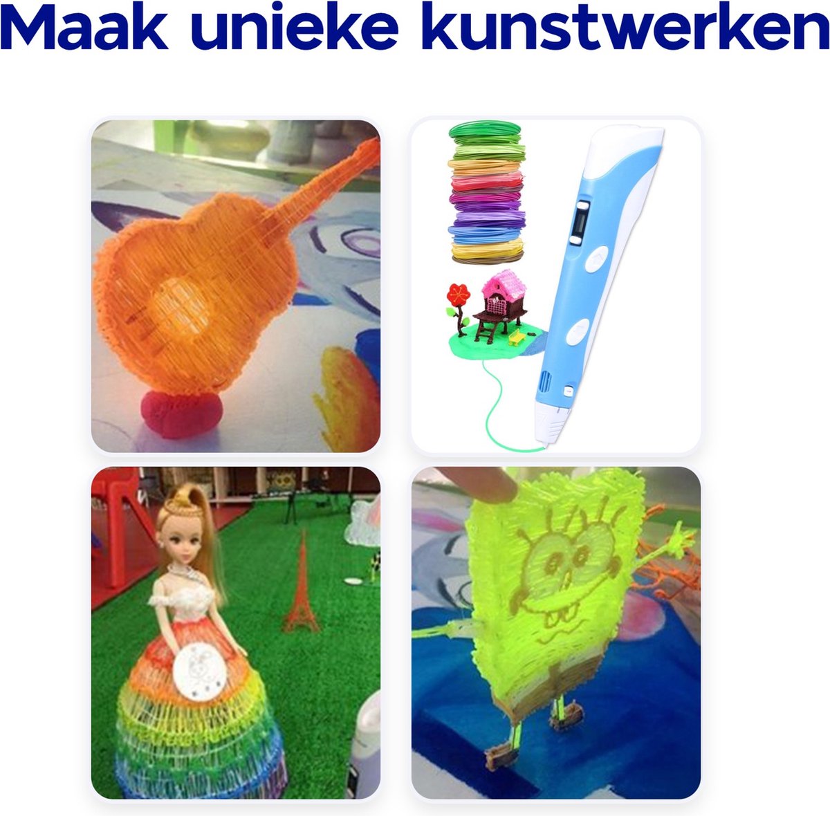 CRYTIVE 3D Pen Startset voor Kinderen en Volwassenen