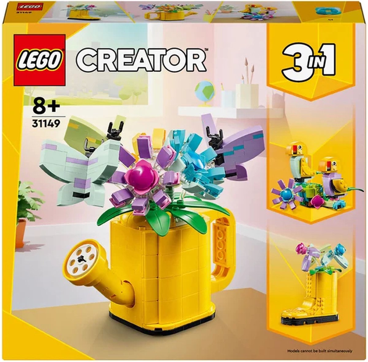 LEGO Creator 3in1 Bloemen in een Gieter - 31149