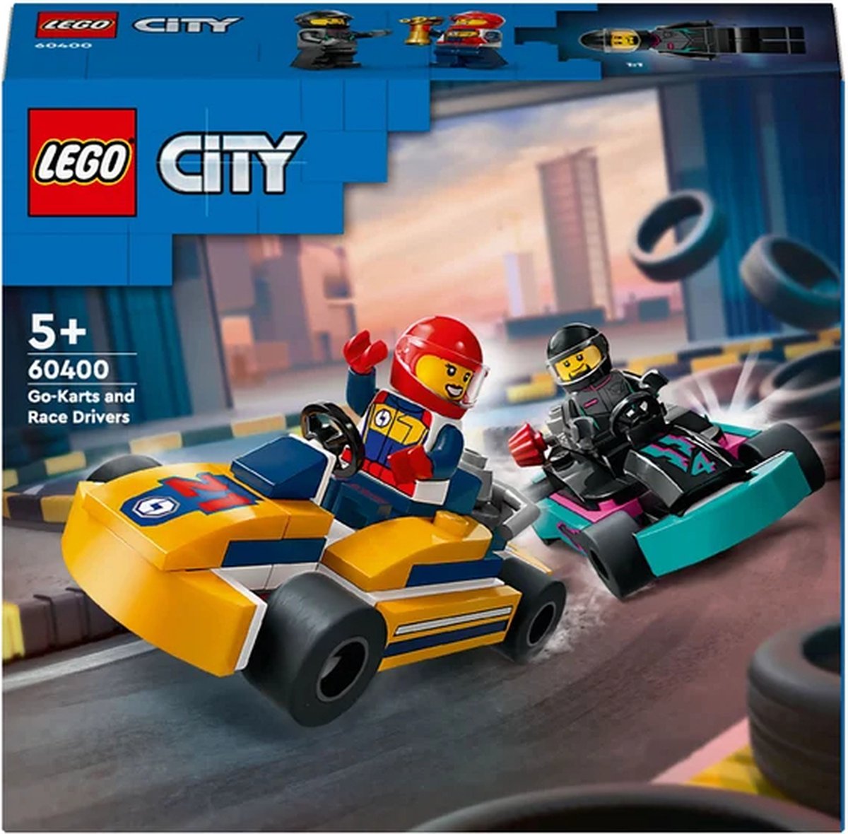 LEGO City Karts en Coureurs Speelset - 60400