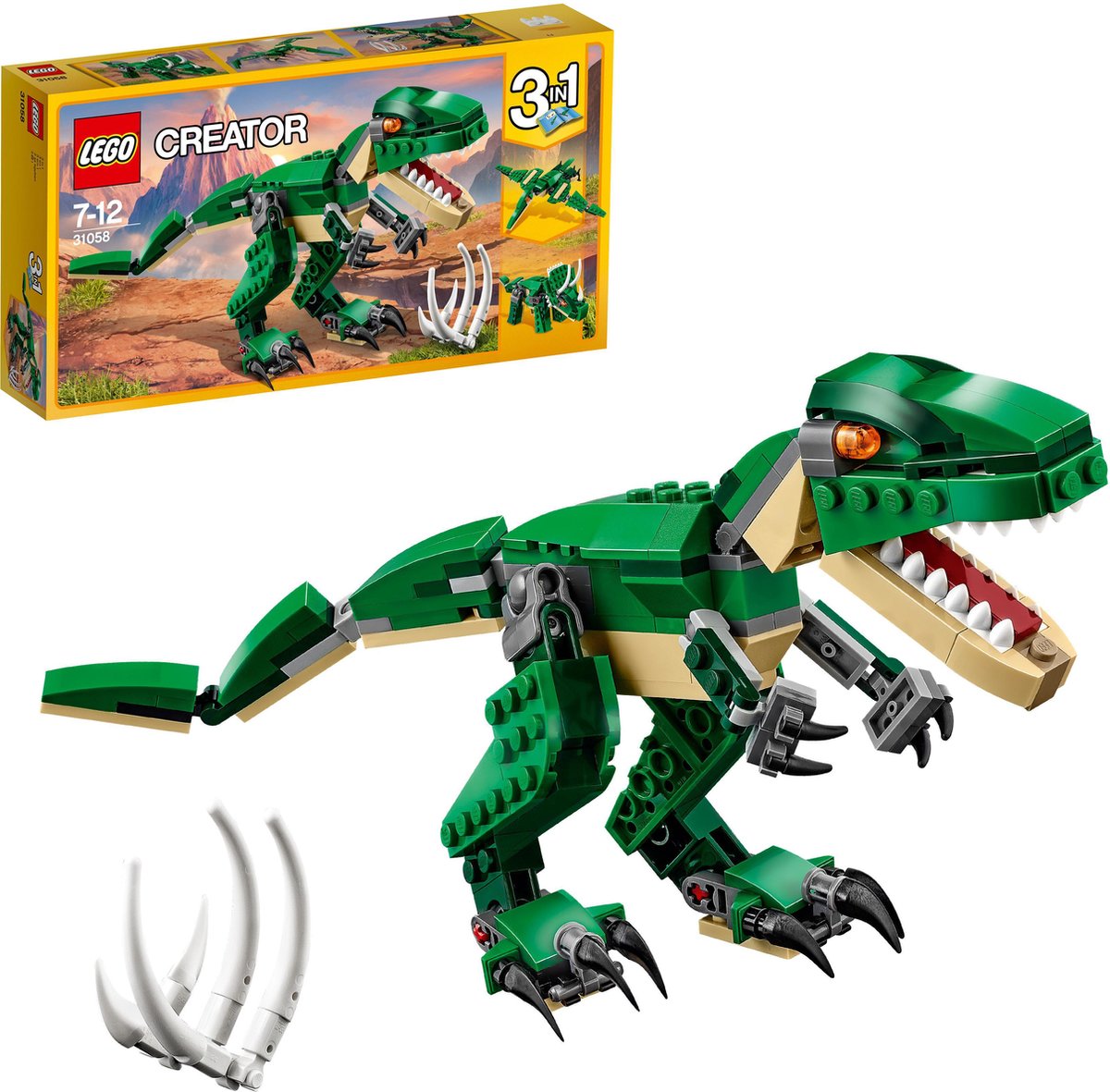 LEGO Creator Woeste Dinosaurus 3-in-1 - 31058