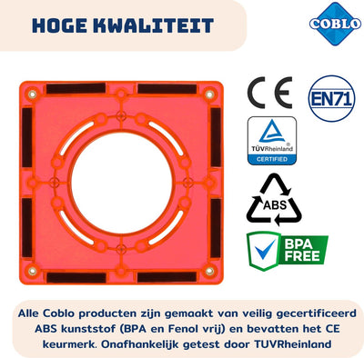 COBLO Marble Track Magnetisch Bouwspeelgoed - 100 stuks