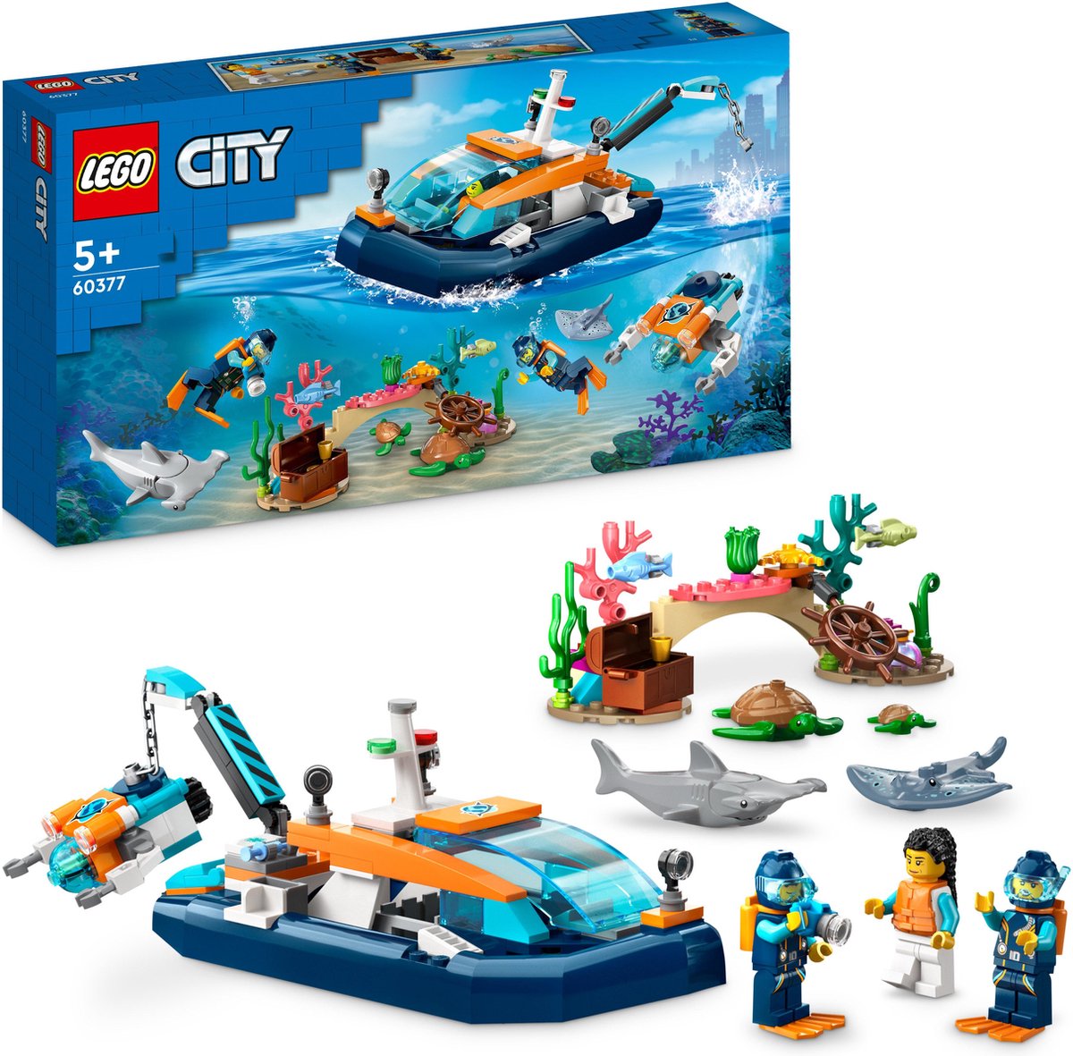 LEGO City Onderwater Avontuur met Onderzeeër - 60377