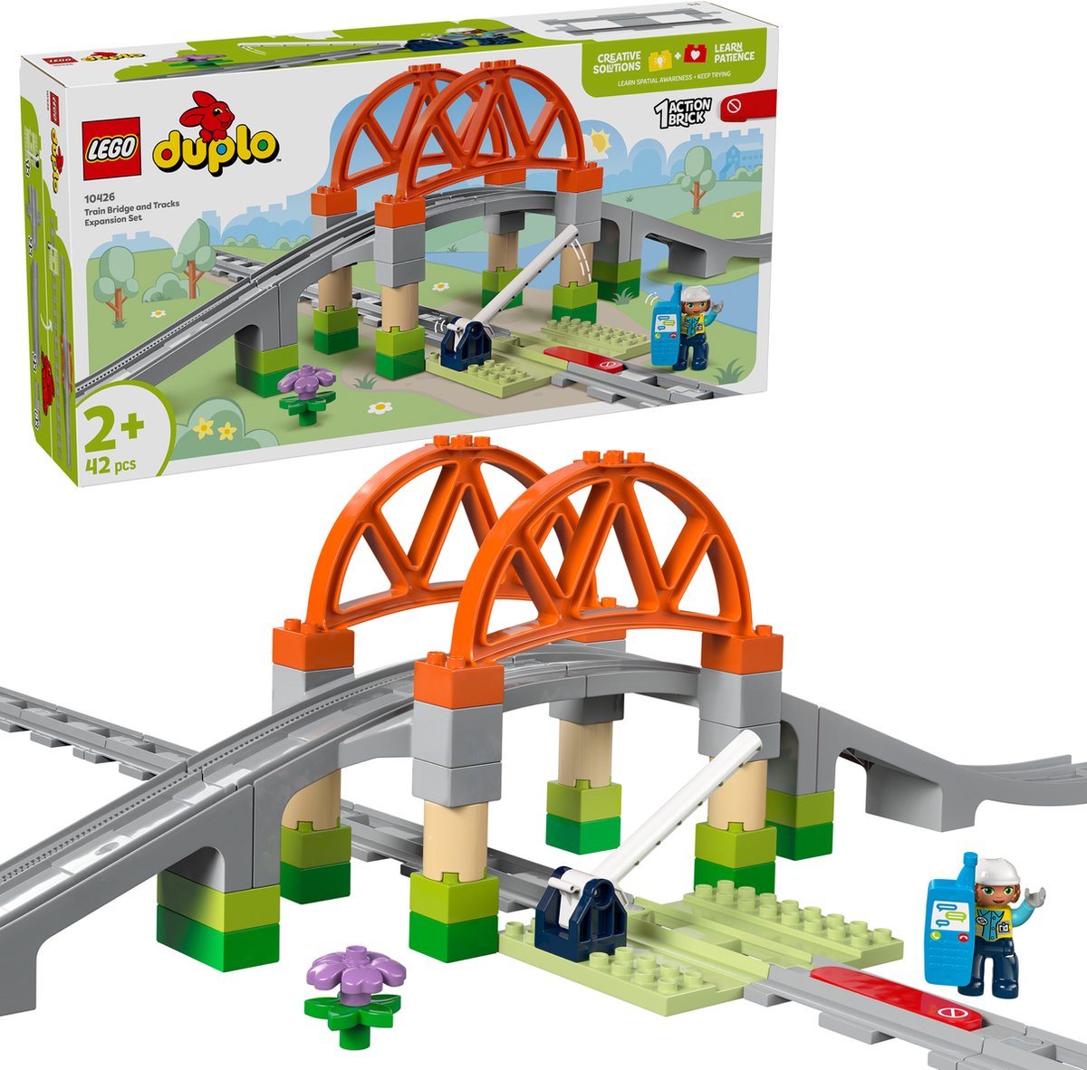 LEGO DUPLO Stad Brug- en Spoorweguitbreidingsset - 10426
