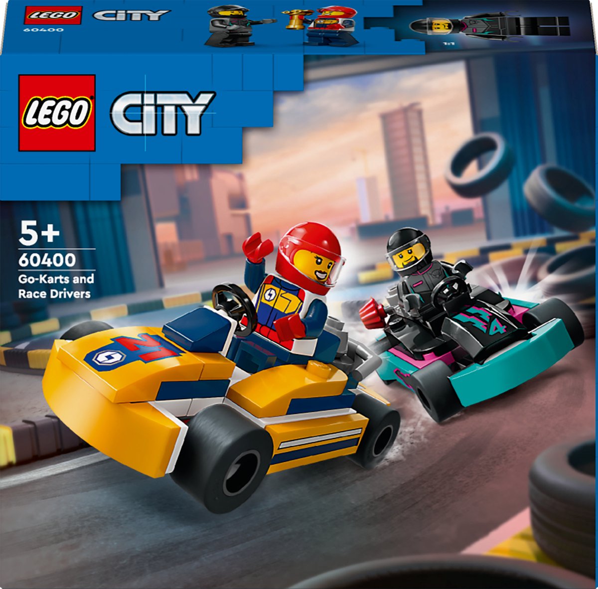 LEGO City Karts en Coureurs Speelset - 60400