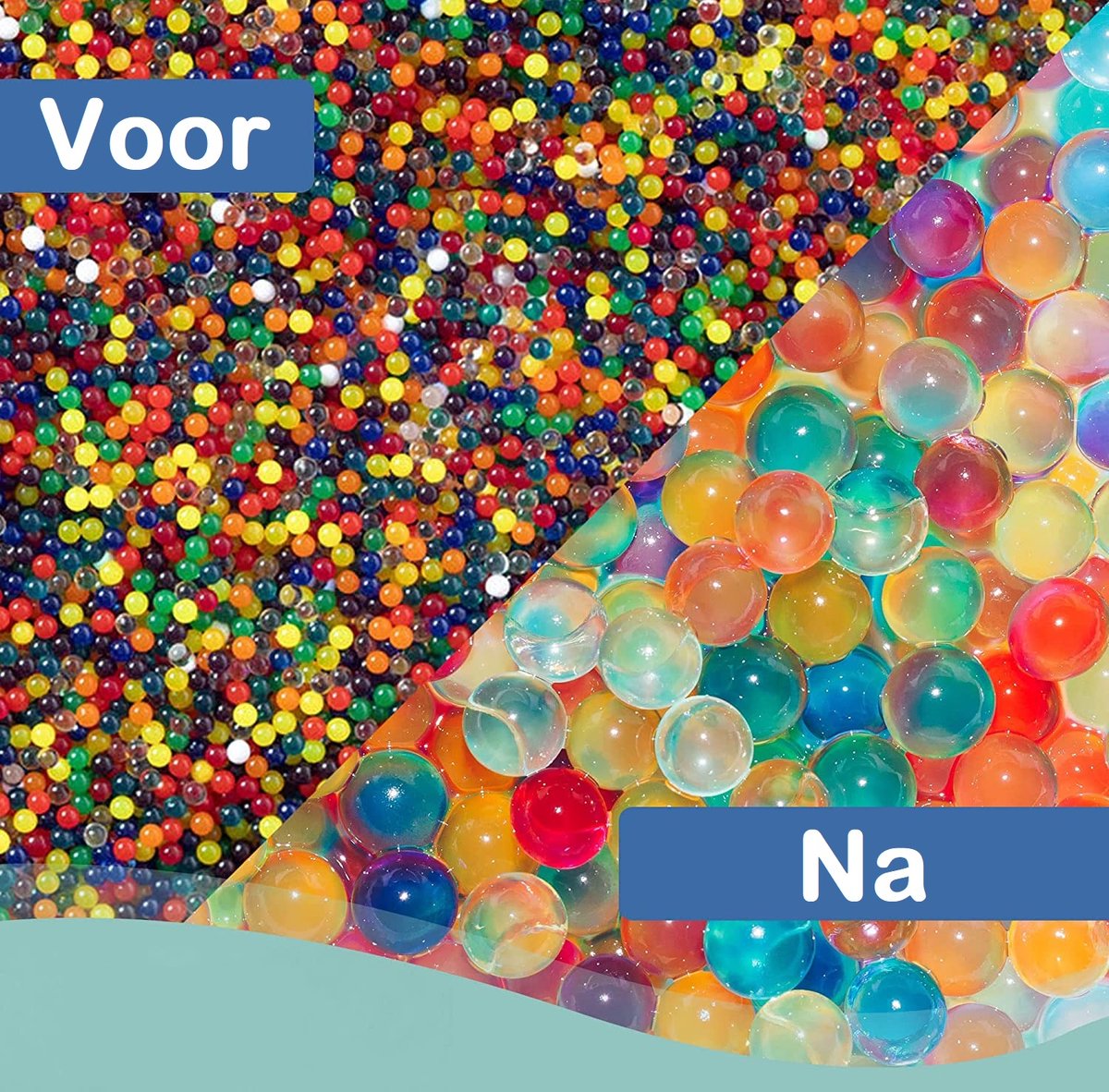 PLAY-IT Waterabsorberende Kralen 8-9mm - 10500 stuks