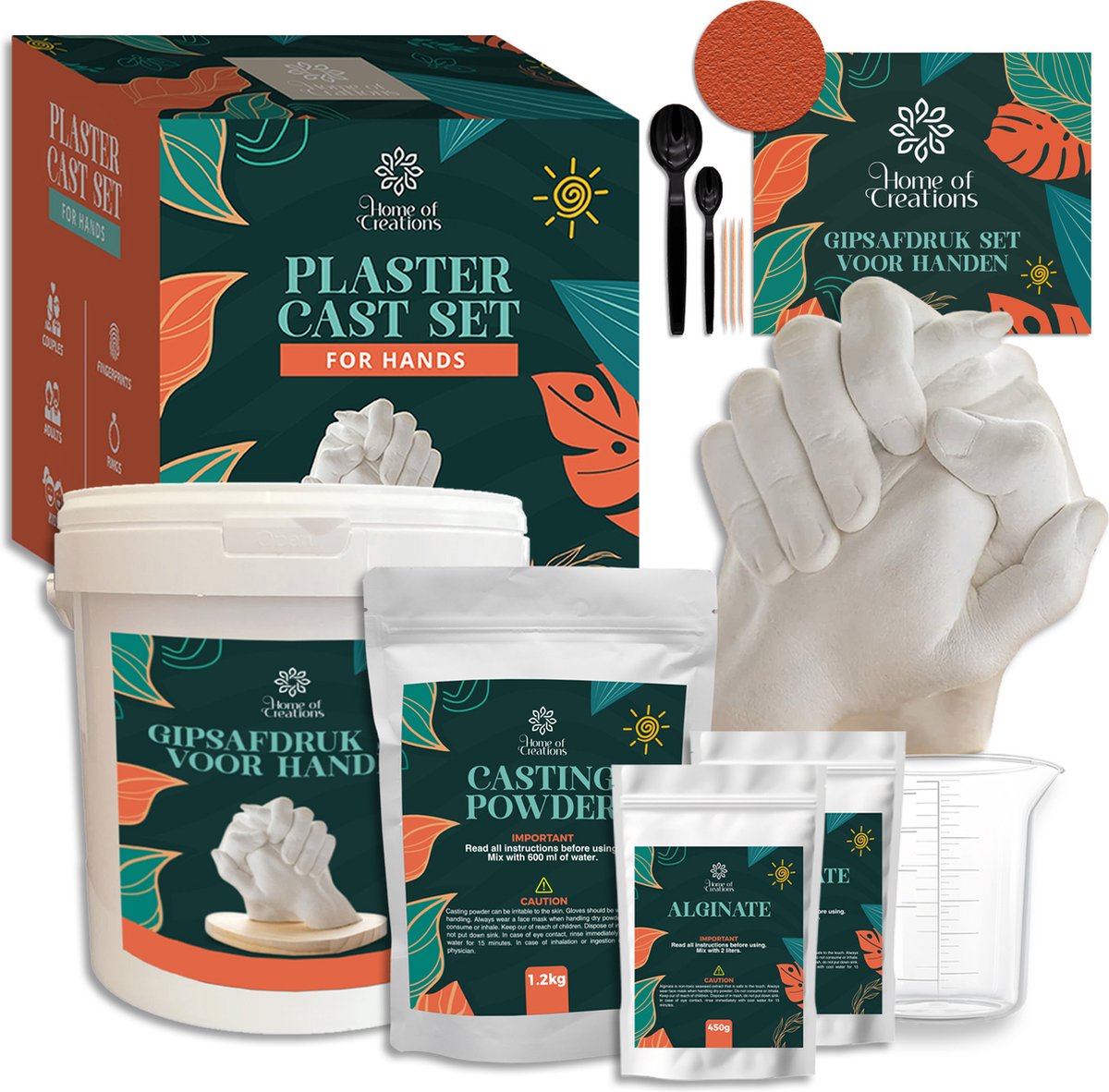 Home of Creations Baby Gipsafdruk Cadeauset Materniteit