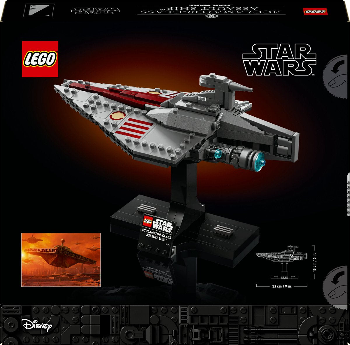 LEGO Star Wars Acclamator Aanvalsruimteschip - 75404