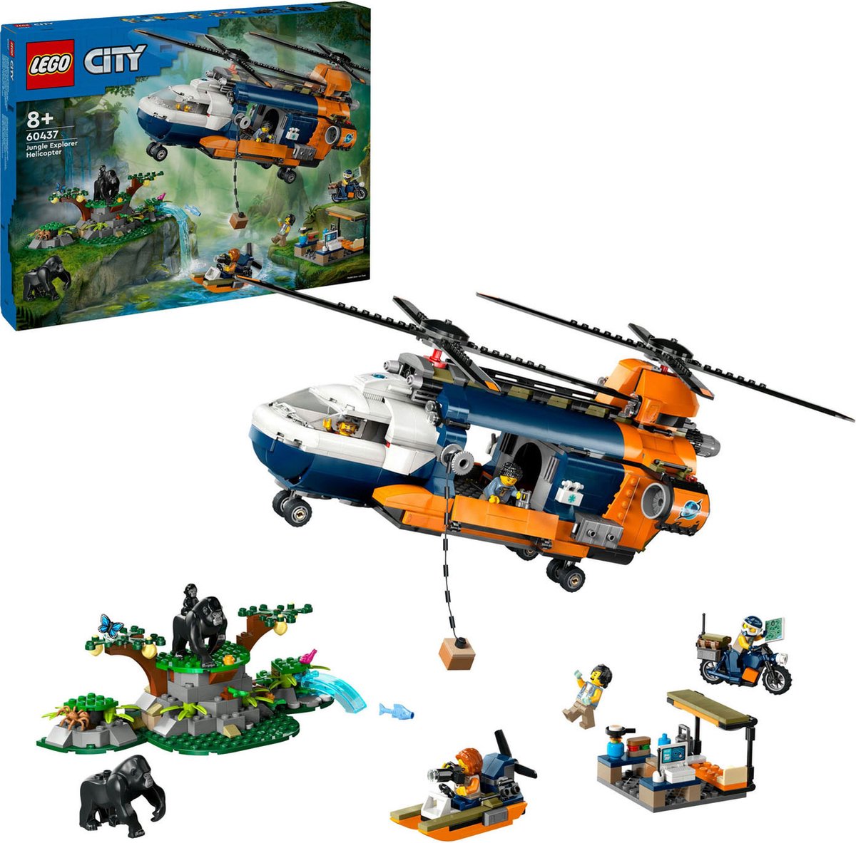 LEGO City Jungle Helikopterbasis - 60437