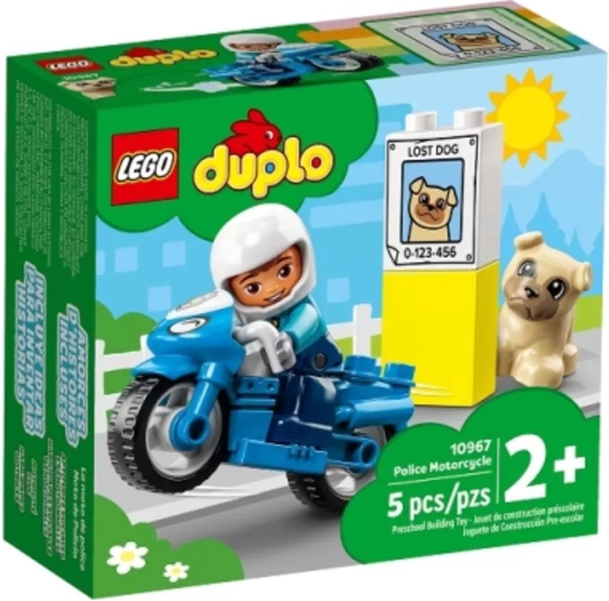 LEGO DUPLO Politie Motorfiets - 10967
