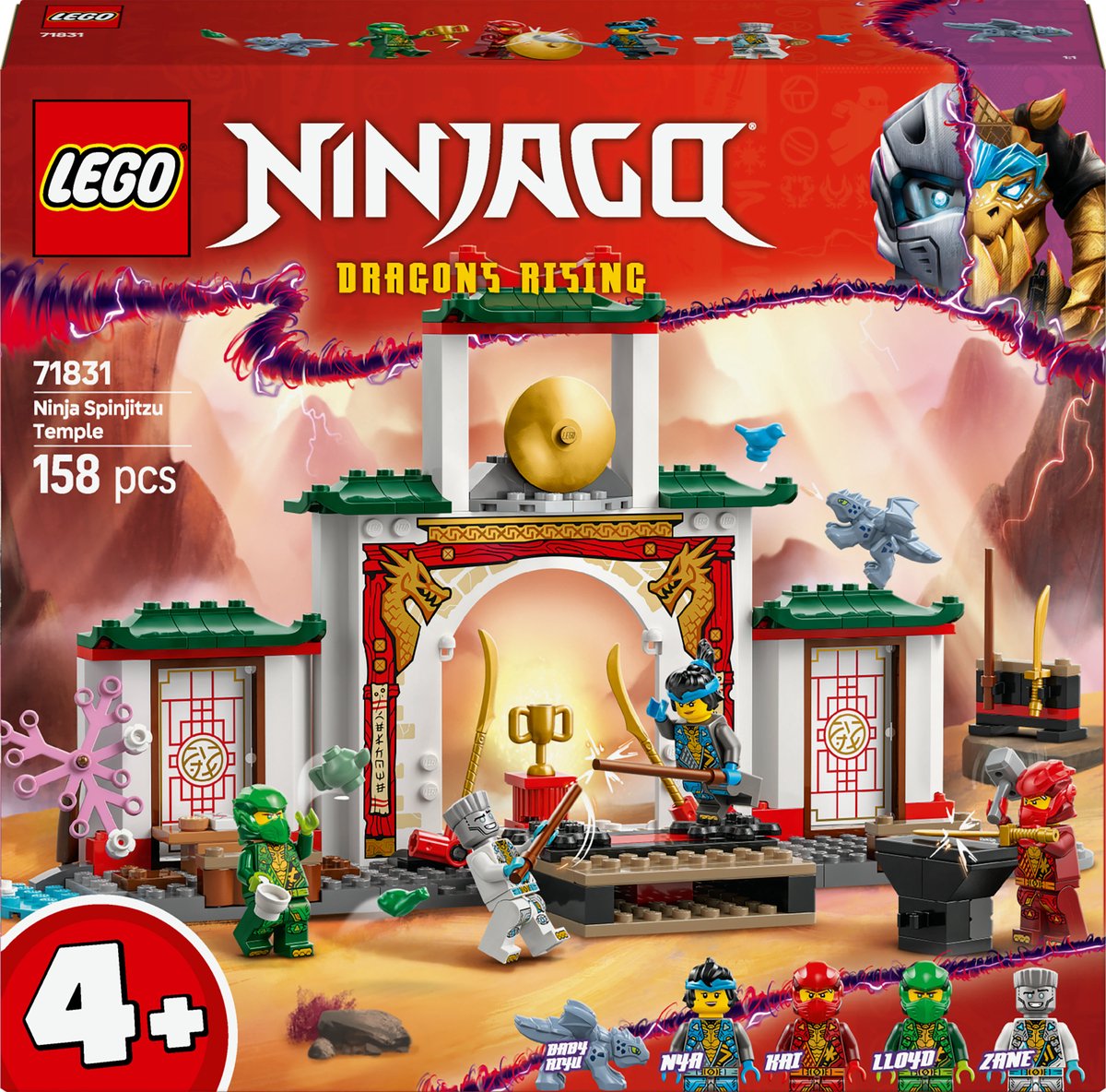 LEGO NINJAGO Ninja Tempel Spinjitzu Actie - 71831