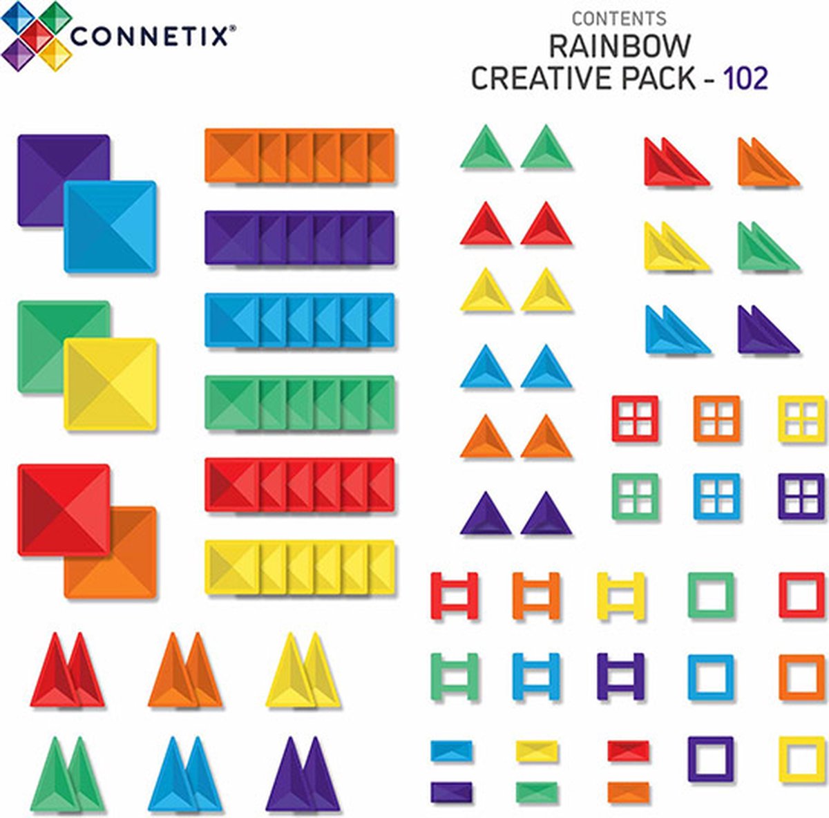 Connetix Creatieve Bouwset - 102-delig