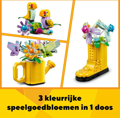 LEGO Creator 3in1 Bloemen in een Gieter - 31149