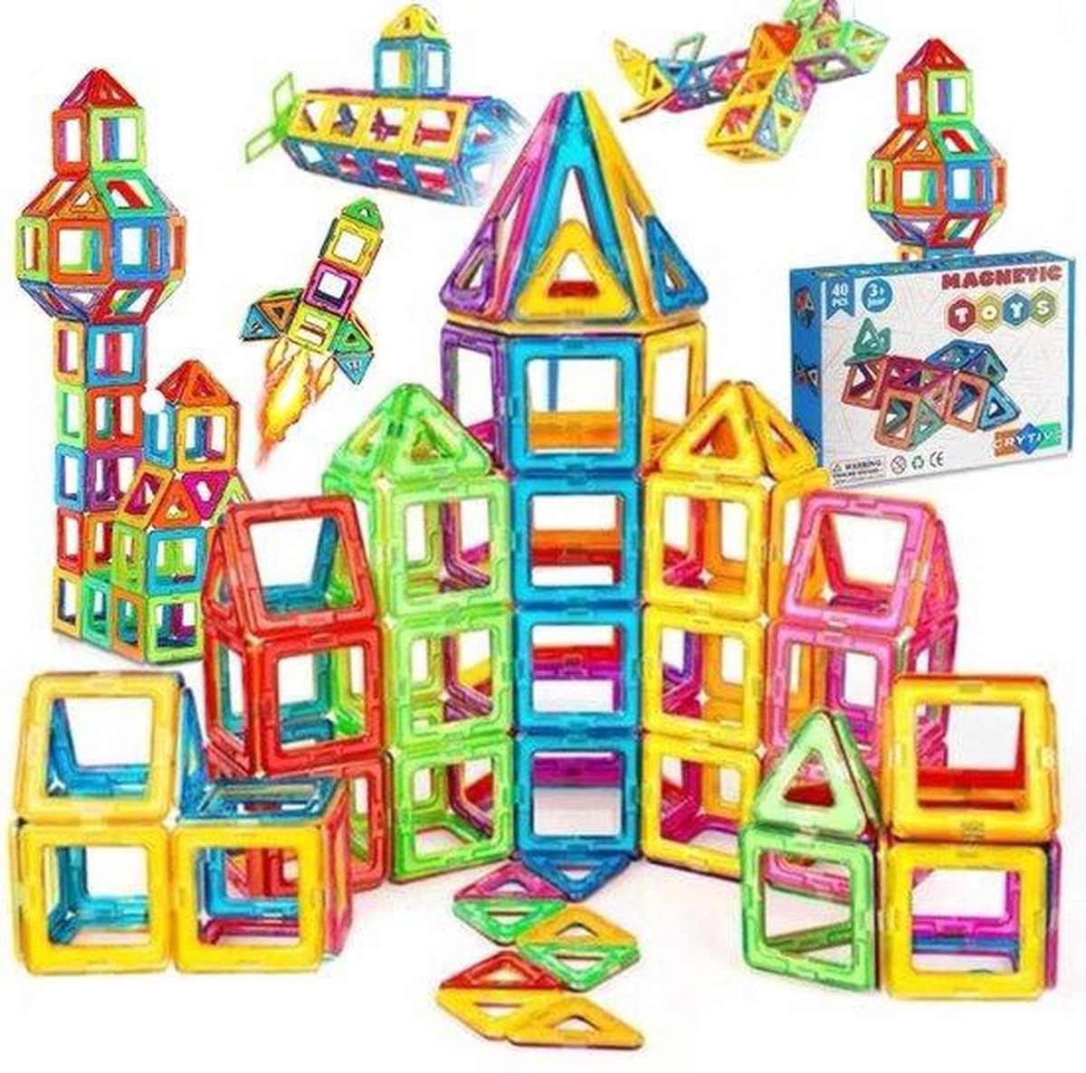 CRYTIVE Magnetisch Speelgoed Set - 40 Stuks