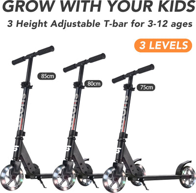 Suotu Kinderstep met LED Verlichting voor Jongens en Meisjes