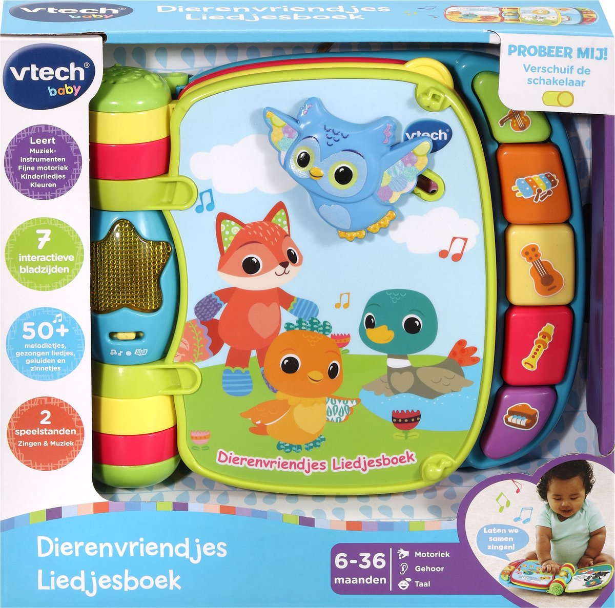 VTech Baby Dierenvriendjes Interactief Liedjesboek