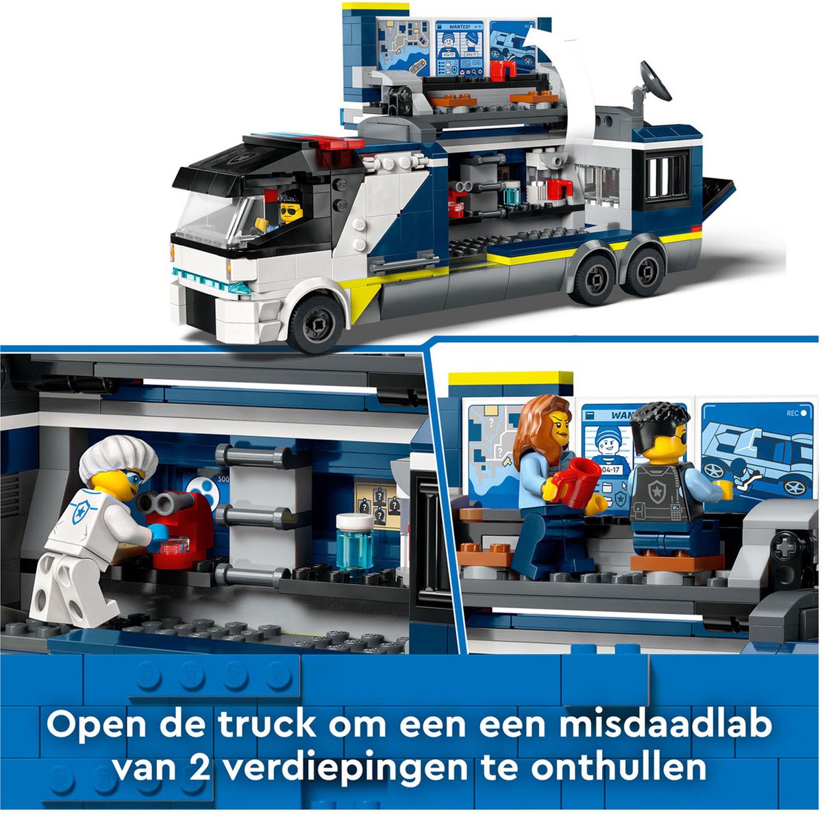 LEGO City Mobiel Politielaboratorium - 60418