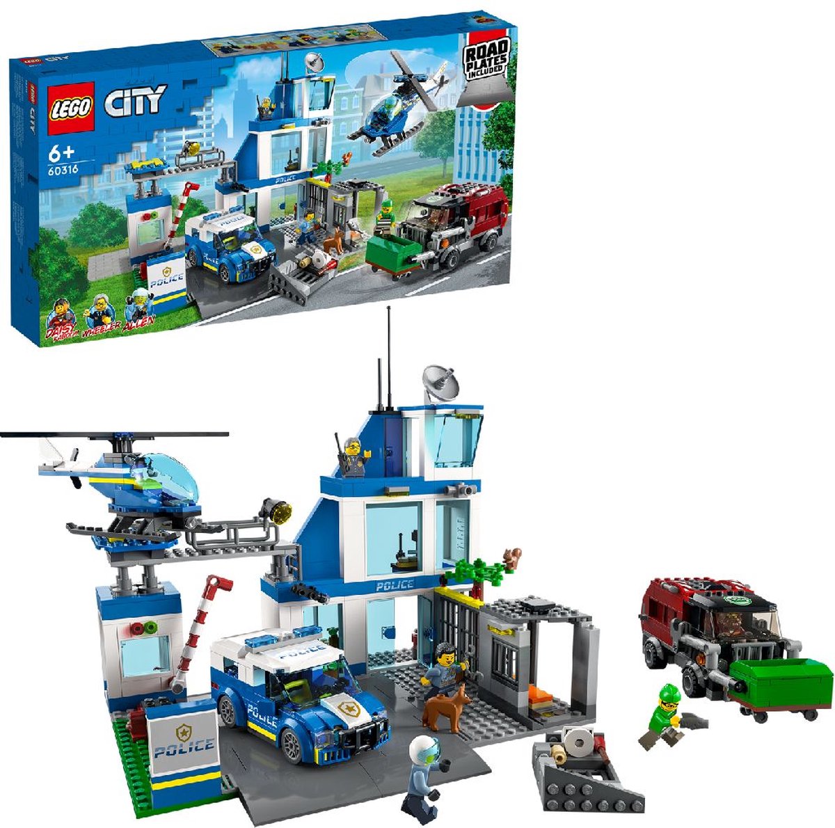 LEGO City Politiebureau met Voertuig - 60316