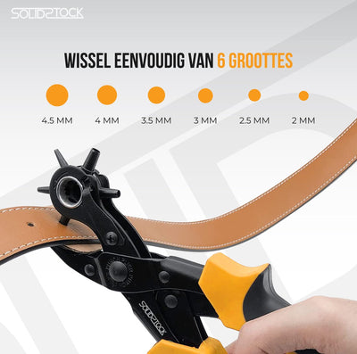 SolidStock Professionele Gaatjestang voor Riemen