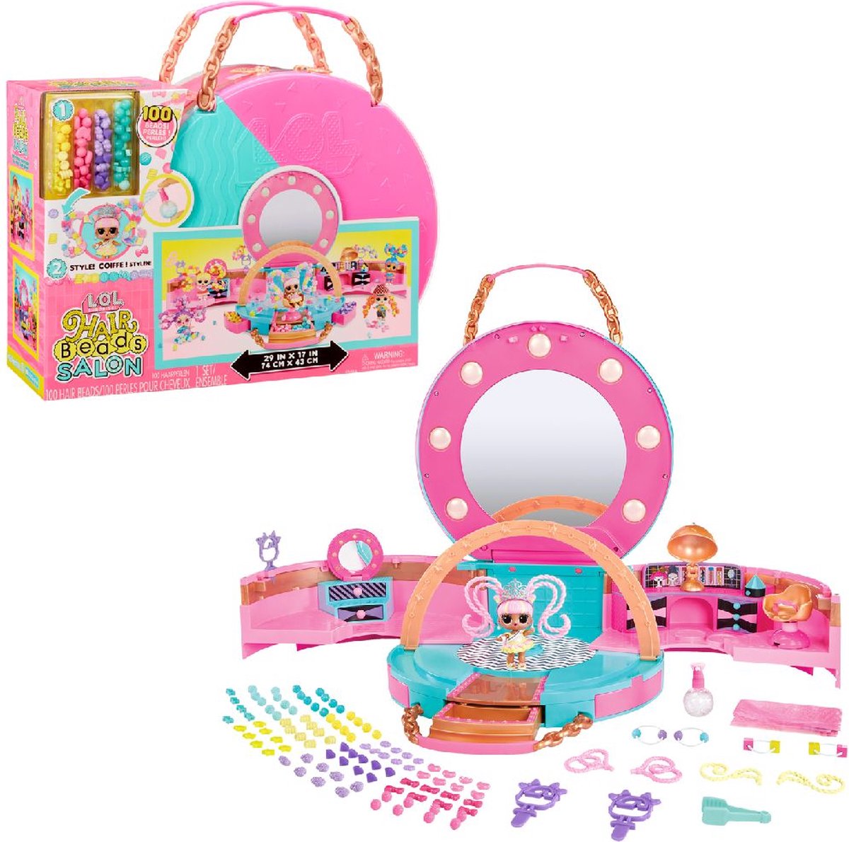 L.O.L. Surprise! Grote Haarparelfeestset