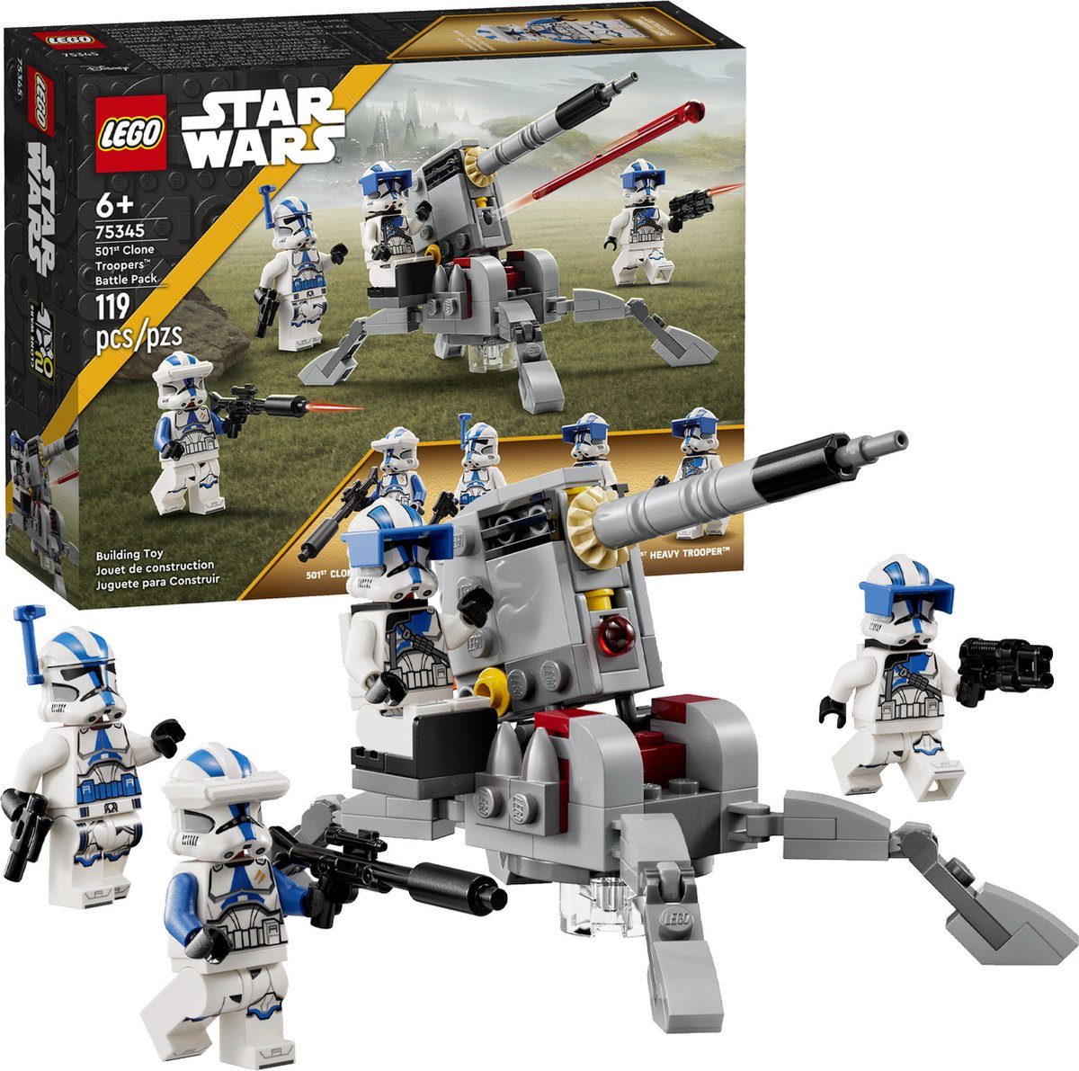LEGO Star Wars 501ste Clone Trooper Gevechtspakket - 75345