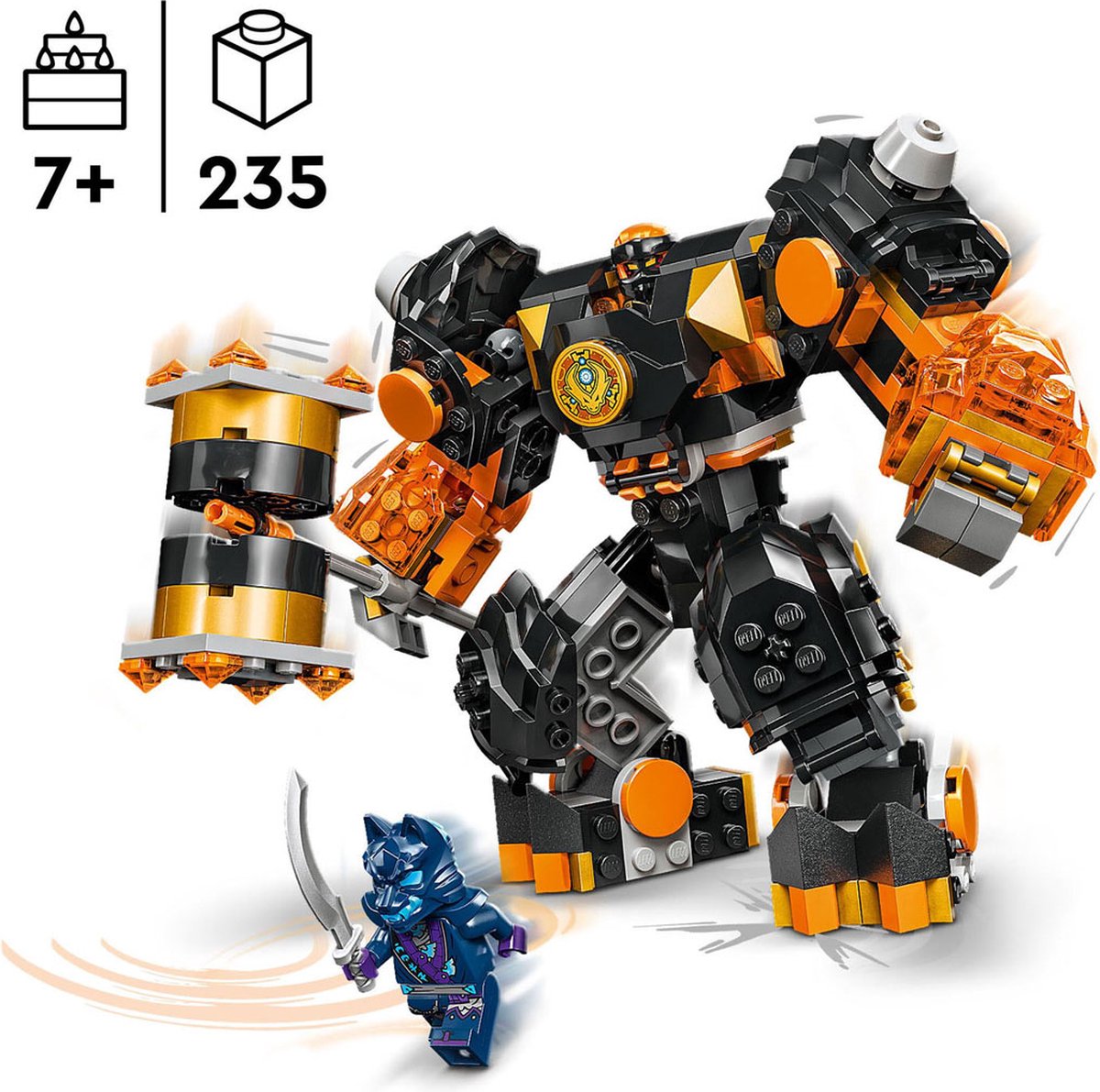 LEGO NINJAGO Elementaire Aardrobot van Cole - 71806