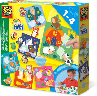 SES Creative Mijn Eerste Dierenhuisjes Collageset