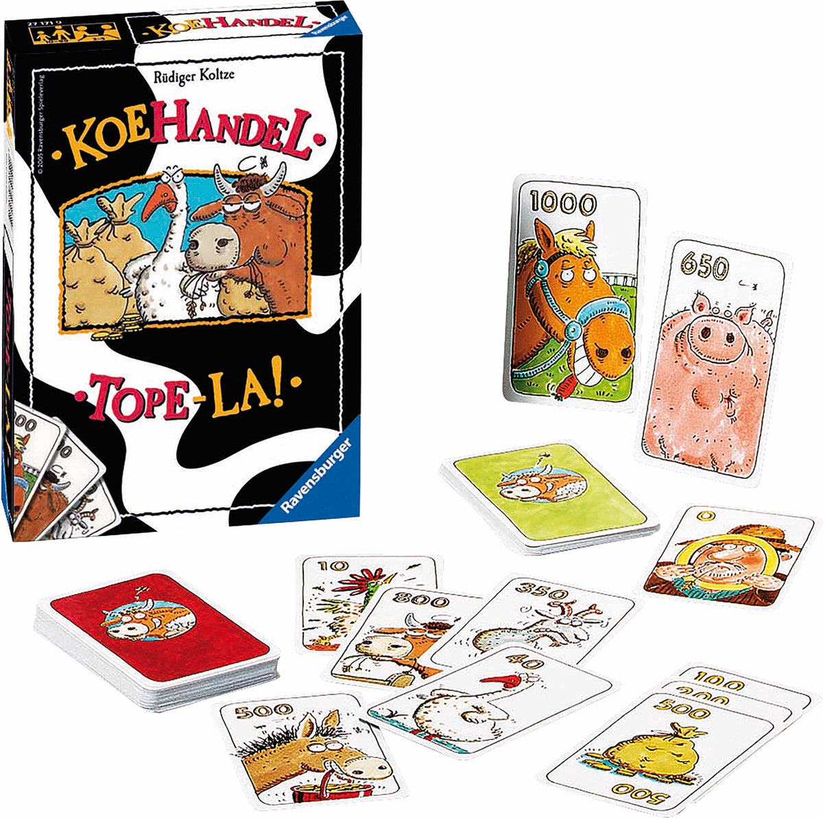 Ravensburger Tope-là Spel - Snel en Spannend Kaartspel