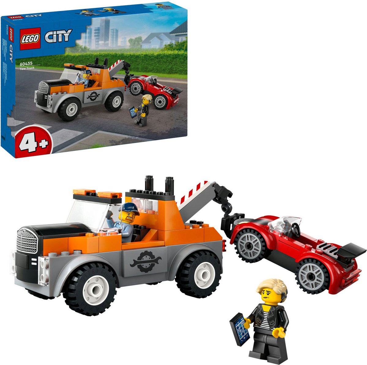 LEGO City Takelwagen & Sportwagen Reparatieset - 60435