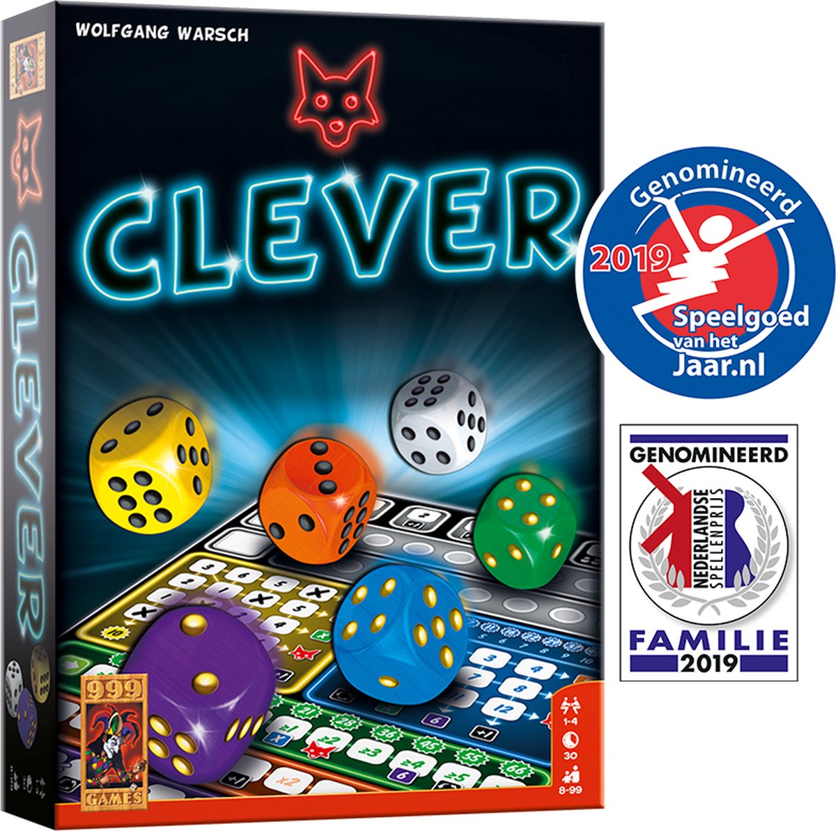 999 Games Clever Dobbelspel