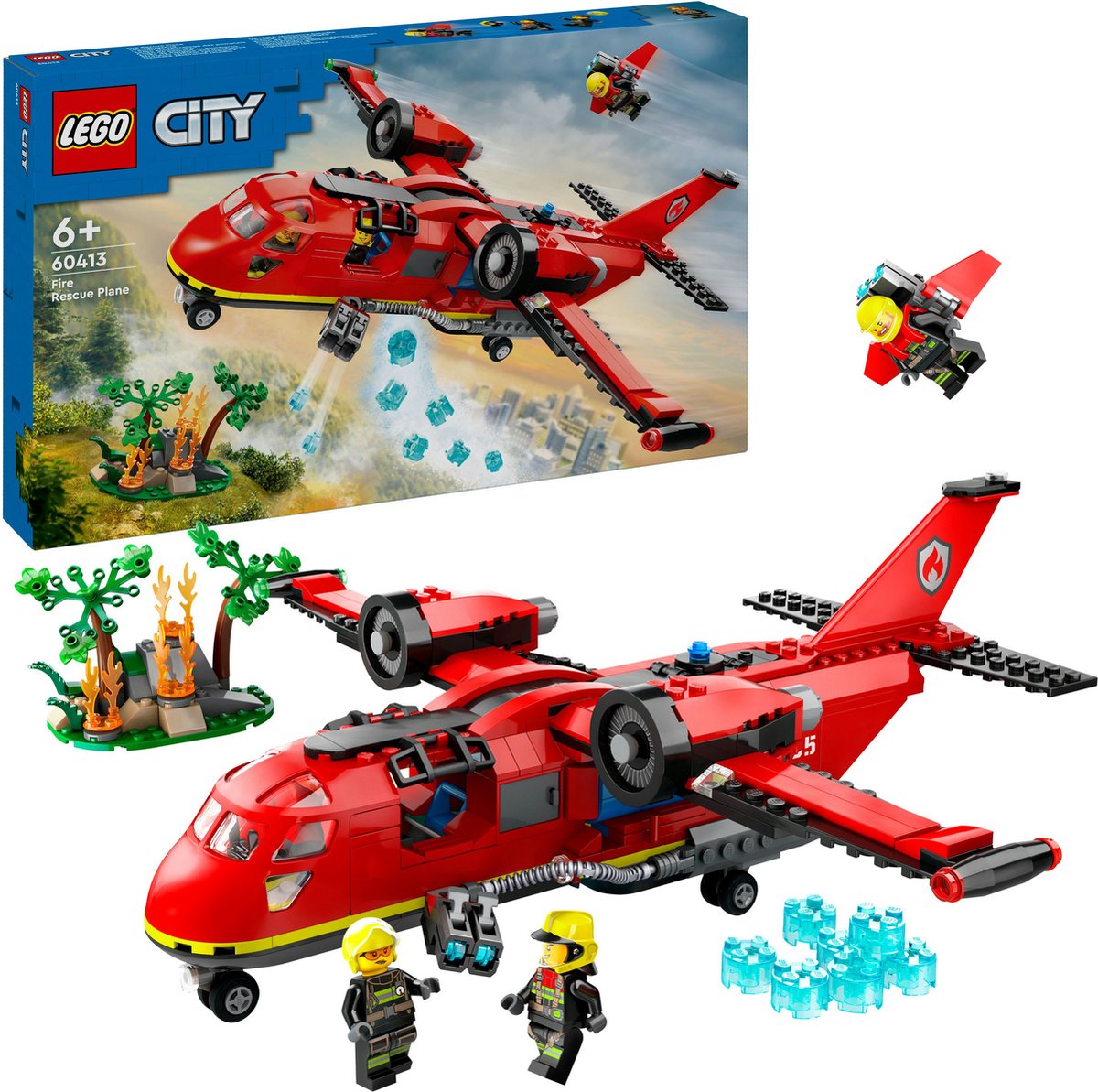 LEGO City Brandweervliegtuig Avonturen - 60413