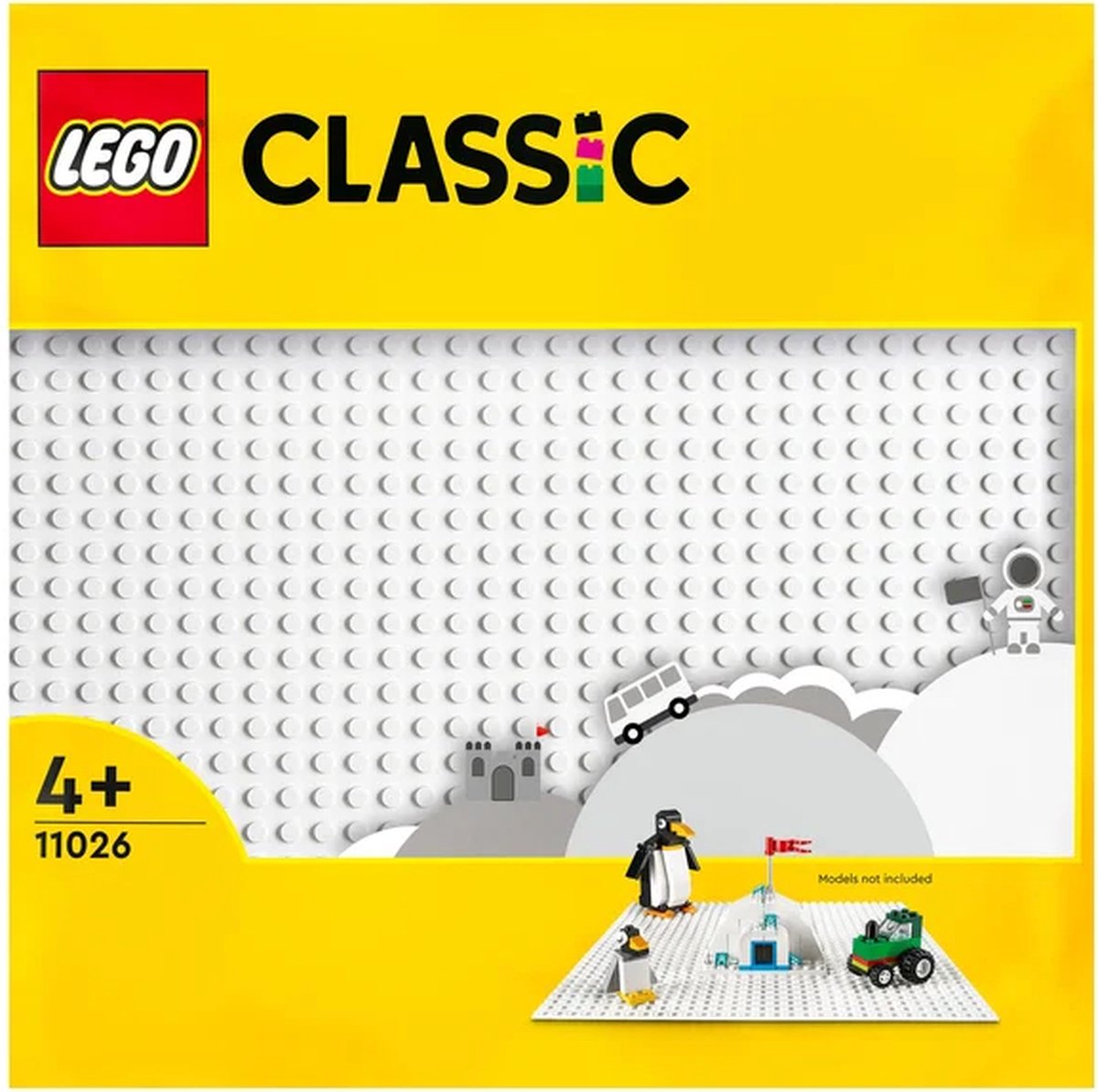 LEGO Classic Witte Bouwplaat 32x32 - 11026