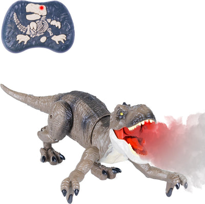 Silvergear RC Dino T-Rex Auto met Rook, Licht en Geluid