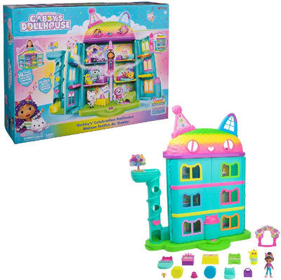 Gabby's Poppenhuis Feesthuis met Figuren en Geluiden - 60 cm