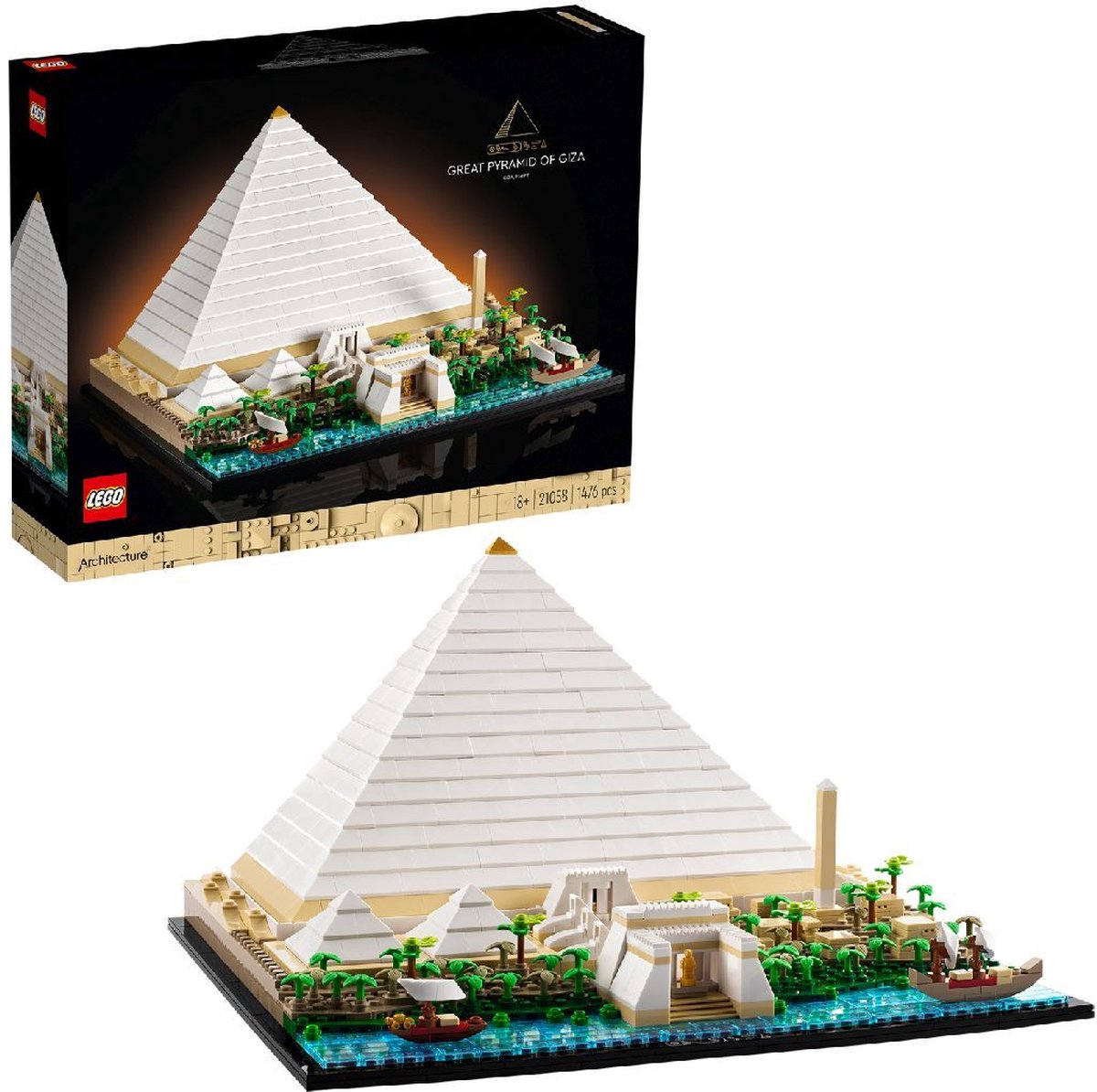LEGO Architectuur La Grande Pyramide van Gizeh - 21058