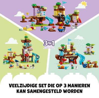 LEGO DUPLO 3in1 Boomhut Speelset voor Peuters - 10993