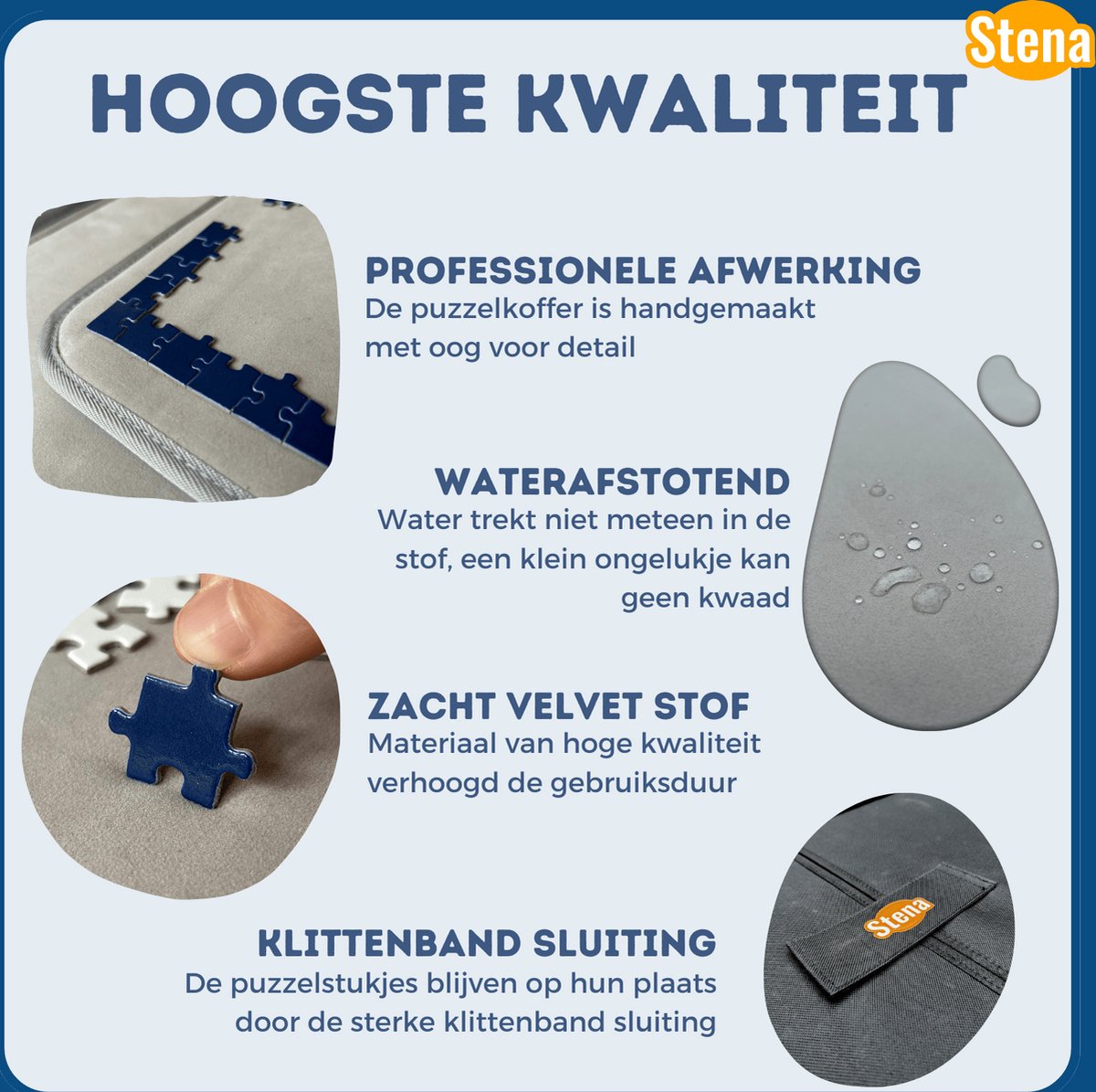 Stena Portapuzzle Deluxe 1000 Stukjes - 80x58cm
