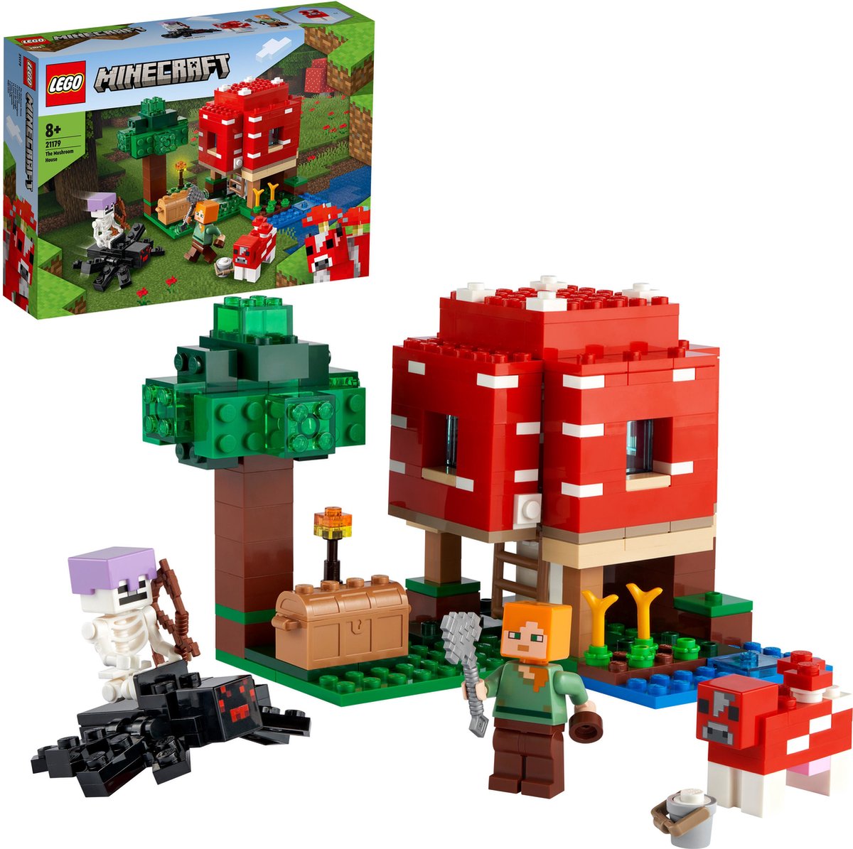 LEGO Minecraft De Champignonhuis Bouwset - 21179
