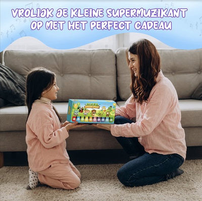 KosmoKids® Muzikaal Diertapijt voor Kinderen - Dans & Piano