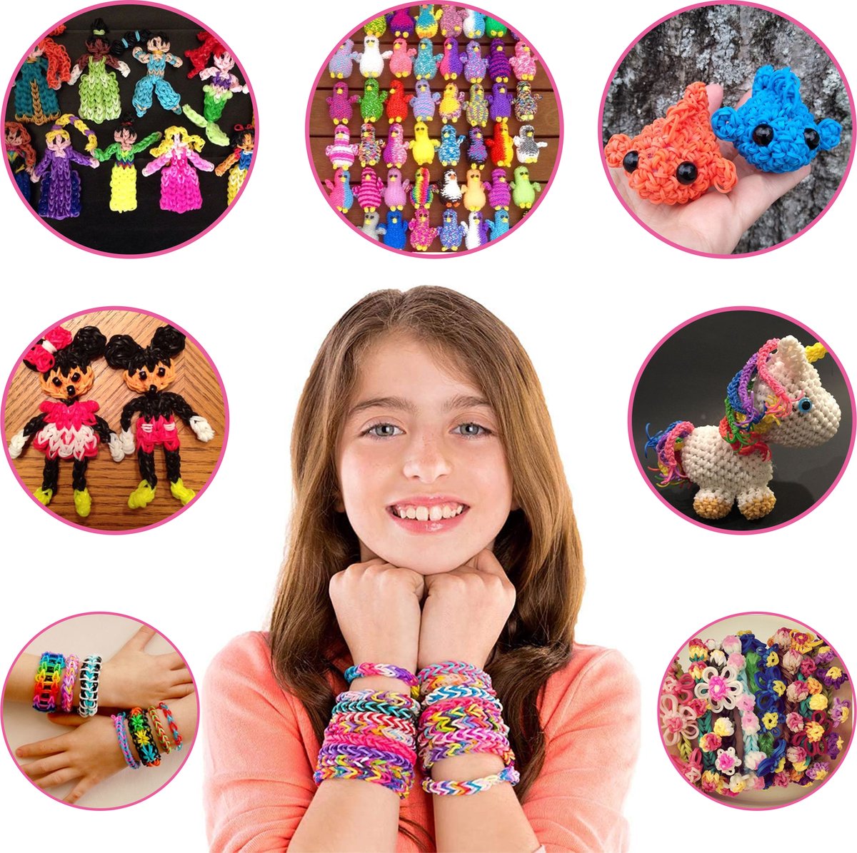 Behave Loom Bands Starterpakket - 38 Kleuren & Accessoires