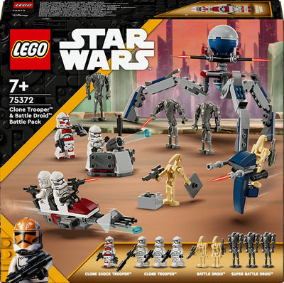 LEGO Star Wars Clone Trooper & Battle Droid Set - 75372