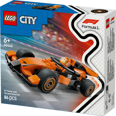 LEGO City McLaren F1 Racewagen met Piloot - 60442