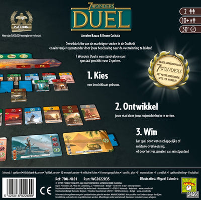 Repos Production 7 Wonders Duel Bordspel