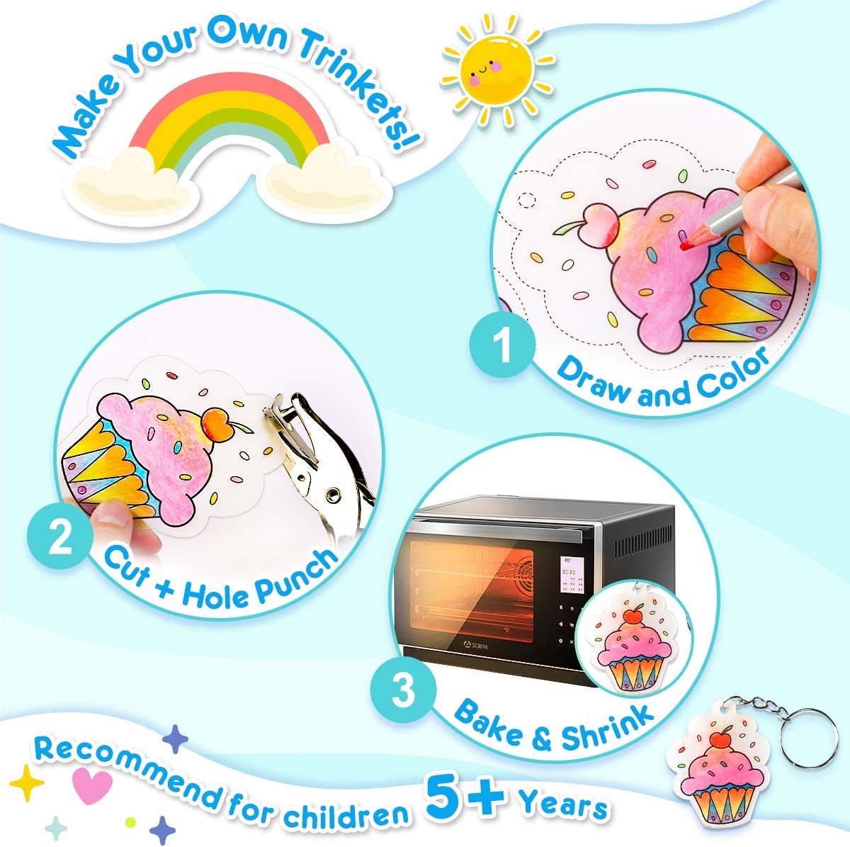 BOTC Krimpie Dinkie Knutselset 60-delig - Creatief Plezier